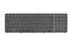 Клавиатура для ноутбука HP Envy (17, 17-1000, 17-1100, 17-2000, 17t-1100, 17t-2000) с подсветкой (Light) Black, (Bronze Frame) RU - фото 2, миниатюра