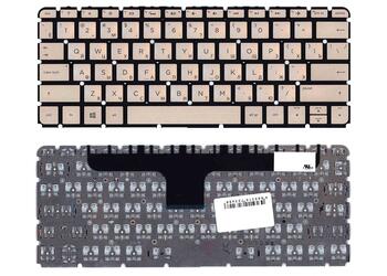 Клавиатура для ноутбука HP Envy (13-d) с подсветкой (Light), Gold, (No Frame) RU