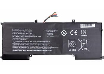 Аккумуляторная батарея для ноутбука HP AB06XL Envy 13-AD023TU 7.7V Black 3600mAh OEM