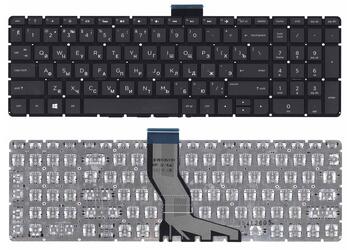 Клавиатура для ноутбука HP Omen (17-W000), Black с белой подсветкой (White Light), (No Frame) RU