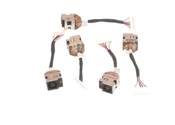 Разъем питания для ноутбука HP Pavilion G6 серии, g6-1d18dx, G6-1000, G6-1A, G6-1B, G6-1C, G6-1D, DC разъем 6017b0295401 p9-06, DV5-2000 с кабелем HY-HP046