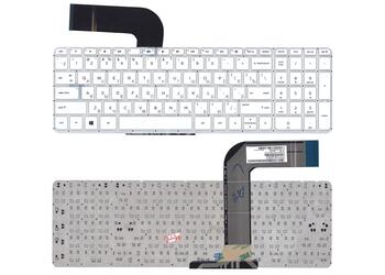 Клавиатура для ноутбука HP Pavilion (17-F, 15-P) White, (No Frame) RU