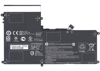 Аккумуляторная батарея для планшета HP AO02XL ElitePad 1000 7.6V Black 3995mAh Orig
