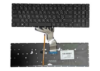 Клавиатура для ноутбука HP Pavilion (15-ab) с подсветкой (Light), Black, (No Frame) RU