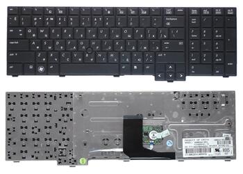 Клавиатура для ноутбука HP EliteBook (8740W) с указателем (Point Stick) Black, RU