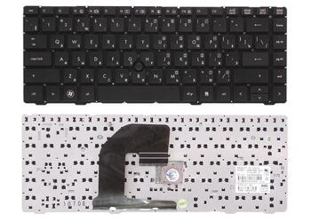 Клавиатура для ноутбука HP Elitebook (8460P) с указателем (Point Stick), Black, (No Frame) RU