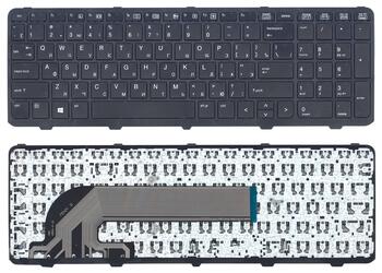 Клавиатура для HP ProBook (450 G0, 450 G1, 450 G2, 455 G1, 455 G2, 470 G0, 470 G1, 470 G2) Black, (Black Frame), RU