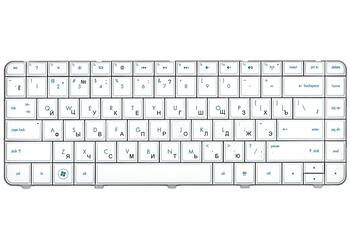Клавиатура для ноутбука HP Pavilion (G4, G4-1000) White, RU - фото 2