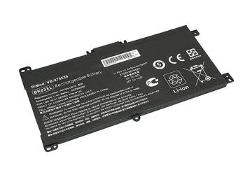 Аккумуляторная батарея для ноутбука HP BK03XL Pavilion X360 11.55V Black 3400mAh OEM