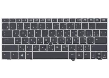 Клавиатура для ноутбука HP Elitebook (2170P) с указателем (Point Stick), Black, (Gray Frame) RU - фото 2