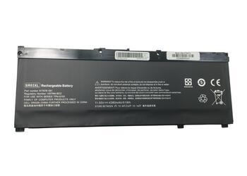 Аккумуляторная батарея для ноутбука HP SR03XL Pavilion 15-CX 11.55V Black 4380mAh OEM