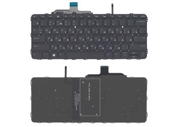 Клавиатура для ноутбука HP EliteBook Folio (G1), Black, (No Frame) RU
