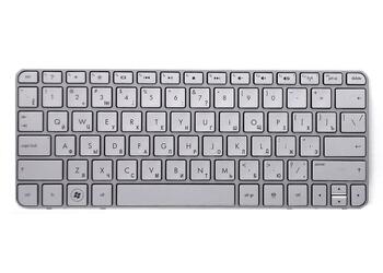 Клавиатура для ноутбука HP Mini (210-2000) Silver, (Silver Frame) RU - фото 2