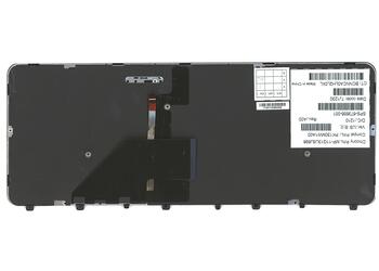 Клавиатура для ноутбука HP Folio (13-1000, 13-2000) с подсветкой (Light), Black, (Black Frame) RU - фото 3