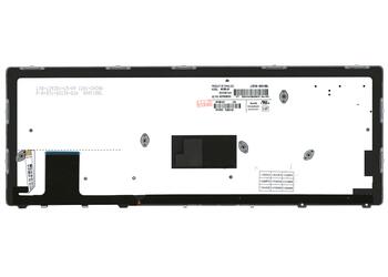 Клавиатура для ноутбука HP EliteBook Folio (9470M) с подсветкой (Light), с указателем (Point Stick), Black, (Silver Frame) RU - фото 3