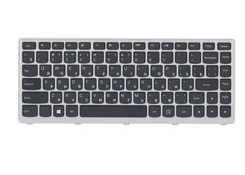 Клавиатура для ноутбука Lenovo IdeaPad (S300) Black, (Gray Frame) RU - фото 2