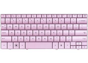 Клавиатура для ноутбука HP Compaq (Mini 110) Pink, RU - фото 2