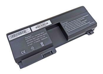 Усиленная аккумуляторная батарея для ноутбука HP Compaq HSTNN-OB37 Pavilion TX1000 7.4V Black 7800mAh OEM