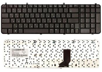 Клавиатура для ноутбука HP Pavilion (DV9000) Black, (Black Frame) RU