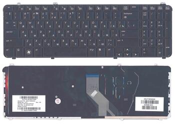 Клавиатура для ноутбука HP Pavilion (DV6-1000, DV6-2000, DV6T-1000, DV6T-2000, DV6Z-1000, DV6Z-2000) Black, RU