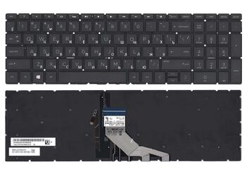 Клавиатура для ноутбука HP Omen (15-dc), Black с подсветкой (Light), (No Frame) RU