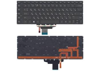 Клавиатура для ноутбука HP Omen (15-5000), Black с подсветкой (Light), (No Frame) RU