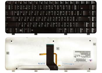 Клавиатура для ноутбука HP Pavilion (DV3-2000, DV3-2100) с подсветкой (Light), Black, RU