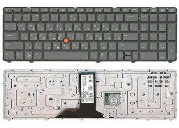 Клавиатура HP EliteBook (8770W) с указателем (Point Stick) Black, (No Frame) RU