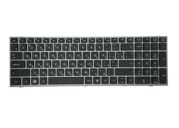 Клавиатура для ноутбука HP ProBook 4540s, 4545s, 4730s Black, (Gray Frame) RU