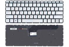 Купить Клавиатура для ноутбука HP Envy (13-d) с подсветкой (Light) Silver, (Black Frame) RU
