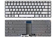 Купить Клавиатура для ноутбука HP Pavilion (14-ab) с подсветкой (Light), Silver, (No Frame) RU