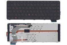 Купить Клавиатура для ноутбука HP Envy (14-1000) Black с красной подсветкой (Red Light), (Black Frame) RU