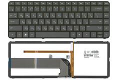Купить Клавиатура для ноутбука HP Pavilion (DM4-3000) с подсветкой (Light), Black, (Black Frame) RU