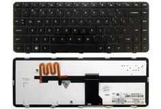 Купить Клавиатура для ноутбука HP Pavilion (DM4-1000, DV5-2000, DV5-2100) с подсветкой (Light), Black, (Black Frame) RU