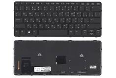 Купить Клавиатура для ноутбука HP EliteBook 820 G1 с подсветкой (Light), с указателем (Point Stick) Black, RU